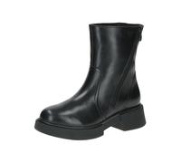CAPRICE Bottes d'hiver femme avec talon en cuir avec fermeture zippée, Noir (Black Nappa), 38 EU