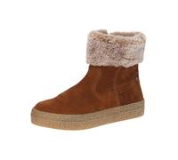 CAPRICE Bottes d'hiver femme sans talon Doublées Confortables, Marron (Nut Suede), 40 EU