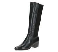 CAPRICE Bottes femme à fermeture éclair à talon bloc, Noir (Black Comb), 40 EU
