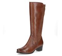 CAPRICE Femme Damen 9-25500-45 Botte Haute Jusqu'au Genou, Cognac Comb, 40.5 EU