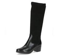 CAPRICE Bottes femme à talon bloc tige stretch, Noir (Black Comb), 39 EU