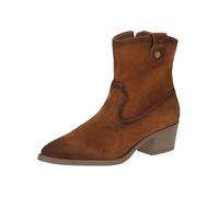 CAPRICE Bottes femme à talon en cuir avec fermeture éclair, Marron (Nut Suede), 40 EU