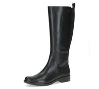 CAPRICE Bottes femme en cuir à fermeture éclair, Noir (Black Comb), 40,5 EU