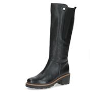 CAPRICE Bottes femme en cuir avec semelle thermique, Noir (Black Nappa), 39 EU