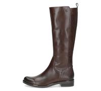 CAPRICE Bottes femme en cuir élégantes, Marron (Dk Brown Comb), 39 EU