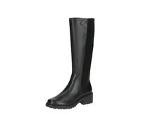 CAPRICE Bottes femme hautes à talons à fermeture éclair élégantes, Noir (Black Comb), 40 EU