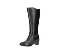 CAPRICE Bottes femme hautes à talons à fermeture éclair élégantes, Noir (Black Nappa), 37 EU