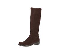 CAPRICE Bottes hautes femme sans talon Hauteur genou Vegan, Marron (Dk Brn Stretch), 40,5 EU