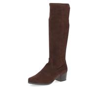Caprice Bottes longues plates pour femme 9-25506-41 - Bottes montantes au genou - DK BRN Stretch - 39 EU, Dk Brn Stretch, 39 EU