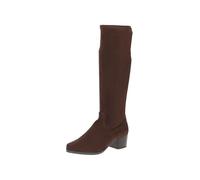 CAPRICE Bottes Longues Plates pour Femme 9-25506-41 Haute Jusqu'au Genou, DK BRN Stretch, 41 EU