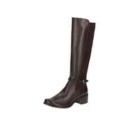 CAPRICE Bottes Longues Plates pour Femme 9-25600-43 Haute Jusqu'au Genou, Marron foncé, 39 EU