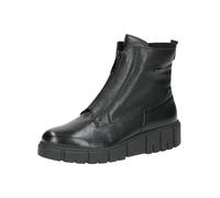 CAPRICE Bottes Plates pour Femme 9-25352-43 mi-Mollet, Nappa Noir, 37 EU