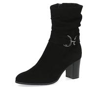 CAPRICE Bottines 9-25328-41 - Largeur G, Suede noire., 37.5 EU