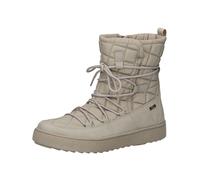 CAPRICE Femme 9-26215-41 Bottines Plates à Lacets avec Doublure Chaude, Beige, 37 EU