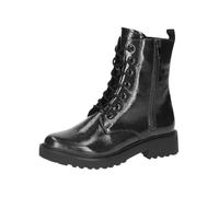 CAPRICE Bottines à Lacets pour Femme 9-25217-43, Black Naplak, 37 EU