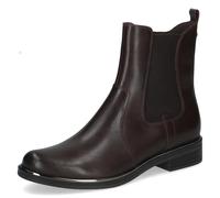 CAPRICE Bottines Chelsea femme petit talon élégantes, Marron (Dk Brown Nappa), 40 EU