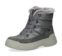 CAPRICE Bottines d'hiver femme à lacets Airmotion Doublées avec fermeture zippée Largeur G, Gris (Dk Grey Comb), 37,5 EU
