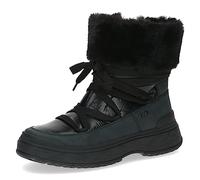 CAPRICE Bottines d'hiver femme à lacets Doublées Fourrure Largeur G, Noir (Black Comb), 41 EU