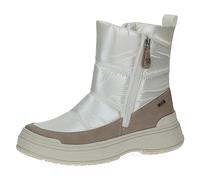 CAPRICE Bottines d'hiver femme sans talon Airmotion avec fermeture zippée Doublées Largeur G, Multicolore (Pearl Comb), 41 EU