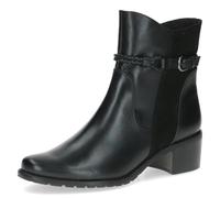 CAPRICE Bottines femme à boucle à talon bloc, Noir (Black Comb), 36 EU