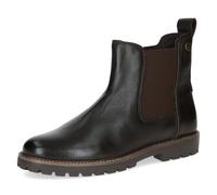 CAPRICE Bottines femme à fermeture éclair semelle amovible, Marron (Dk Brown Nappa), 38 EU
