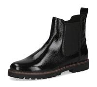 CAPRICE Bottines femme à fermeture éclair semelle amovible, Noir (Black Naplak), 36 EU