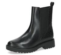 CAPRICE Bottines femme à fermeture éclair semelle thermique, Noir (Black Comb), 36 EU