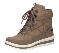 CAPRICE Bottines femme à lacets Airmotion Plateforme avec fermeture zippée Largeur G, Marron (Mud Comb), 40 EU