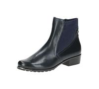 CAPRICE Bottines femme à talon avec fermeture éclair Pointues, Bleu (Ocean Comb), 36 EU