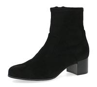 Caprice Bottines véganes à talons à fermeture éclair Noir (Black Stretch) 38 EU