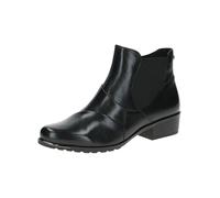 CAPRICE Bottines femme avec talon avec fermeture zippée Élégantes, Noir (Black Nappa), 39 EU