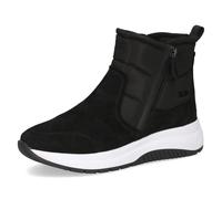 CAPRICE Bottines femme doublées déperlantes, Noir (Black Comb), 38 EU