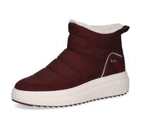 CAPRICE Bottines femme doublées déperlantes, Rouge (Bordeaux Comb), 40 EU