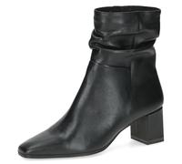 CAPRICE Bottines femme en cuir à bout carré, Noir (Black Nappa), 40 EU