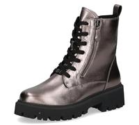 CAPRICE Bottines femme en cuir doublées, Beige (Taupe Metallic), 39 EU