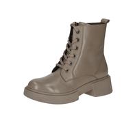 CAPRICE Bottines Plates en Dentelle pour Femme 9-25101-43, Taupe Nappa, 40 EU