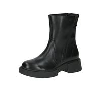 CAPRICE Bottines Plates pour Femme 9-25303-43 Botte mi-Mollet, Nappa Noir, 36 EU