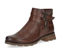 CAPRICE Bottines Plates pour Femme 9-25431-43, Cognac Comb, 42 EU