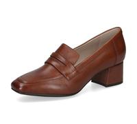 Caprice Chaussons en Cuir pour Femme Marron (Cognac Nappa), 38