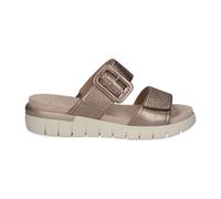 Caprice - Chaussons Ouverts Métalliques Femme - Femme - Chaussures - Brun - Taille: 40 EU