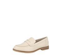 CAPRICE Mocassins Femme en Cuir, Blanc (OFFWHITE Nappa), 37,5 EU