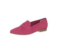 CAPRICE Chaussures à enfiler femme en cuir Élégantes, Lilas (Fuchsia Suede), 40 EU