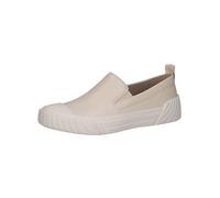 CAPRICE Chaussures à Enfiler Femme en Cuir Plates, Crème (Cream Perlato), 37 EU