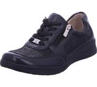 Caprice chaussures à lacets pour femmes 29135-37, 29135-38, 29135-39, 29135-40, 29135-41 CAP-9-23723-44 noir peigne 41