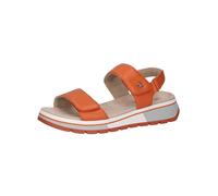 CAPRICE Climotion 9-28705-42 Chaussures pour Femme Sandale Plate, Peach Knit COM, 36 EU