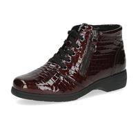CAPRICE Comfort 9-26204-41 Chaussures pour Femme Bottines Plates à Lacets, Bord Croc, 39 EU Large