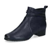 CAPRICE Comfort Bottines femme en cuir largeur H, Bleu (Ocean Nappa), 38,5 EU