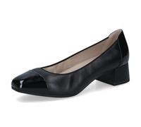 CAPRICE Comfort Escarpins Femme Petit Talon Largeur H, Noir (Black Comb I), 40 EU