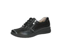 CAPRICE Confort Baskets Basses Femme à Fermeture éclair Coupe Basse, Noir (Black Comb), 37 EU
