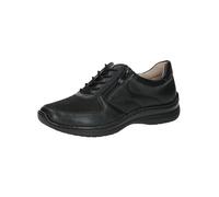 CAPRICE Baskets Plates Confortables pour Femme avec Fermeture éclair - Loisirs, Noir/Comb, 40 EU